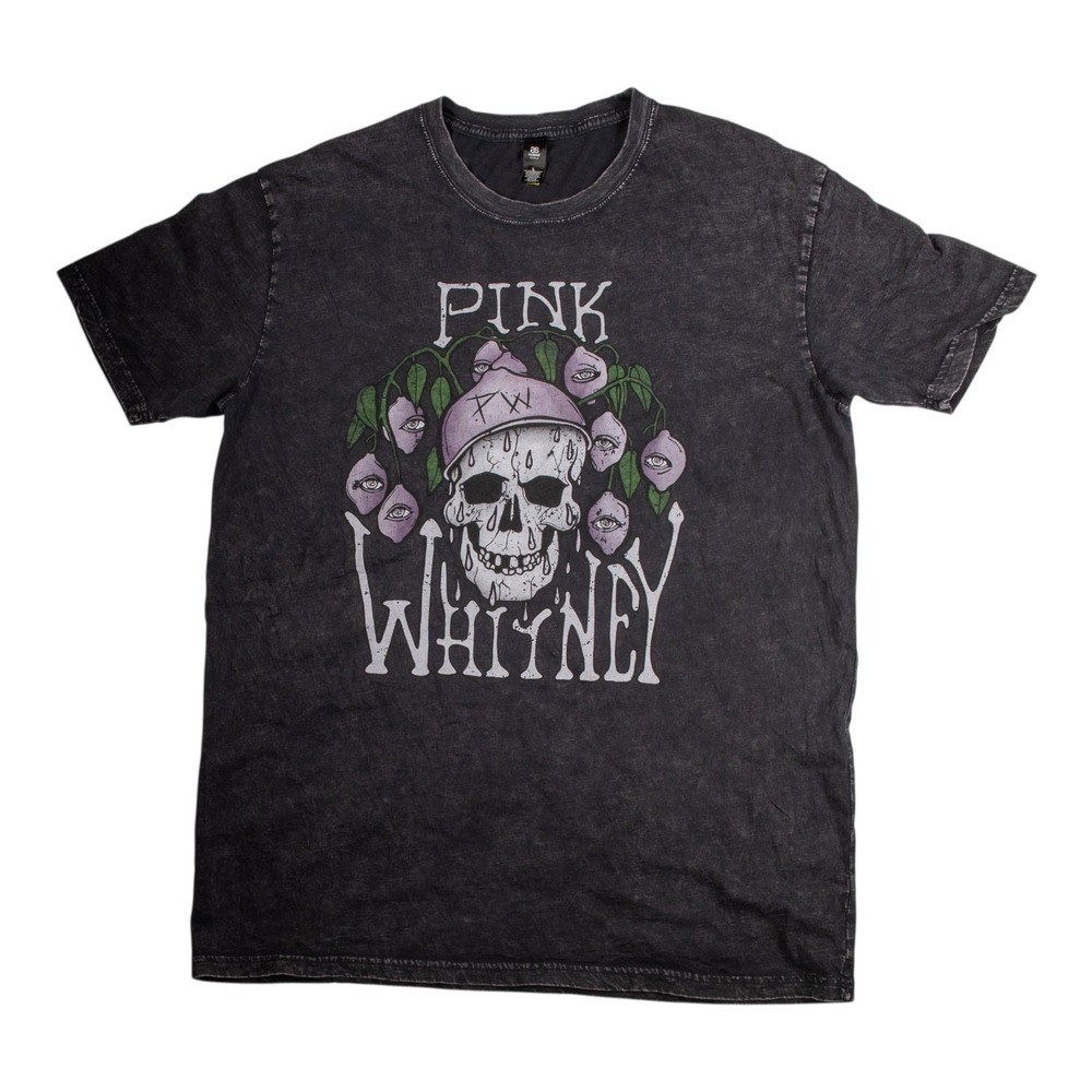 Men's "Pink Whitney" T Shirt Size Large Charcoal Short Sleeve Crew Neck Cotton